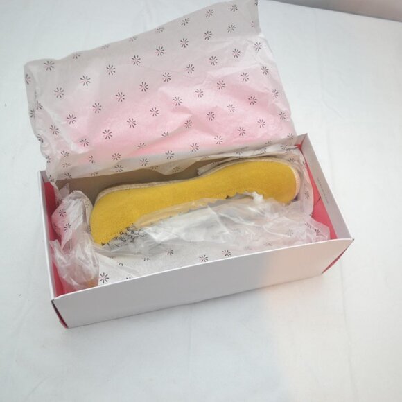 Isaac Mizrahi Espadrille Flats - Mustard size 6 - Picture 7 of 8